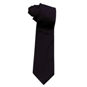 Vintage 90s Brooks Brothers Necktie Tie 100% Silk Blue Pink Business Academia